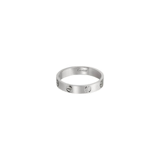 ANILLO LOVE DELGADO PLATEADO