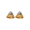 ARETES TRIÁNGULO BICOLOR