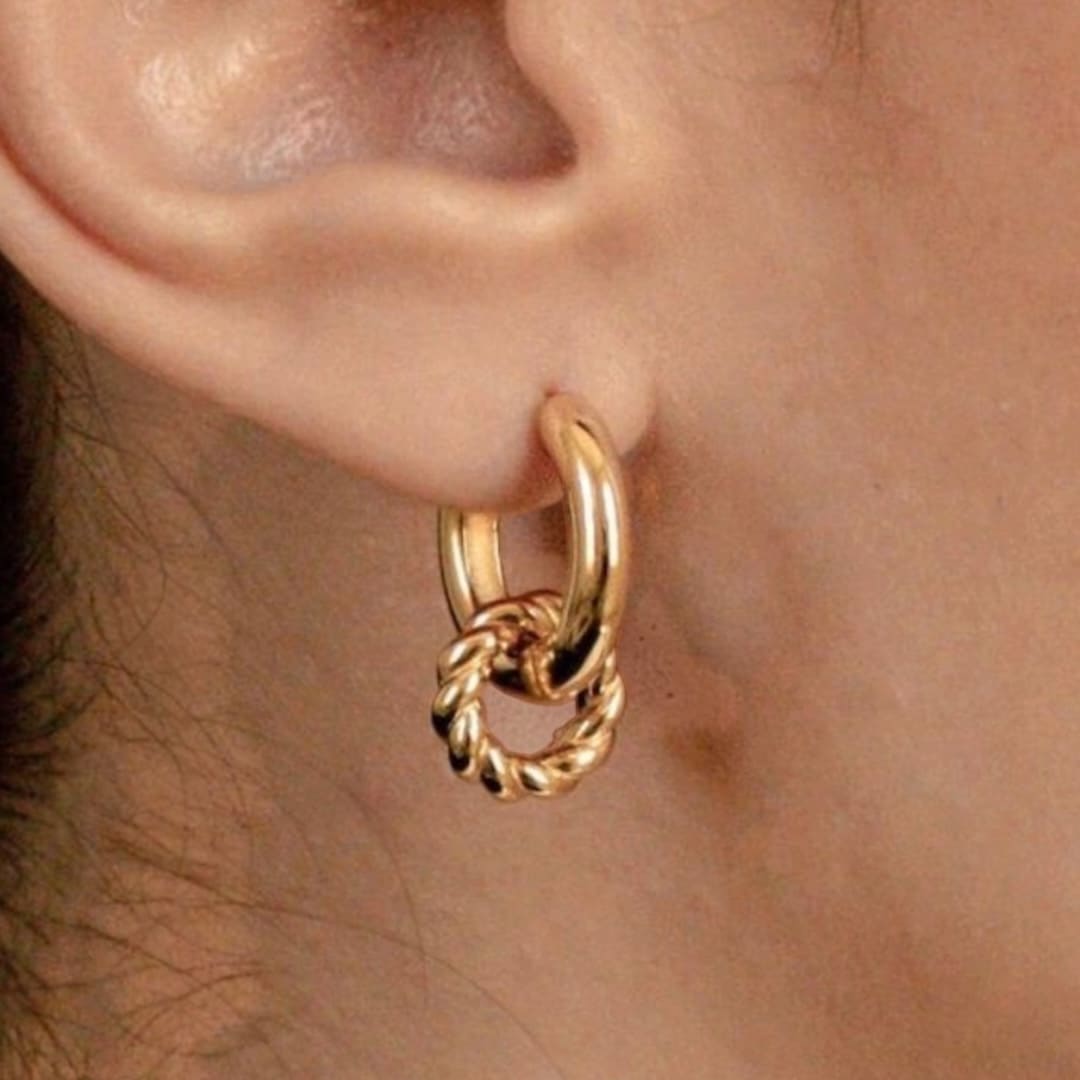 ARETES DÚO DORADOS