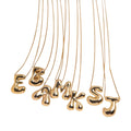 COLLAR LETRA CHUNKY DORADO