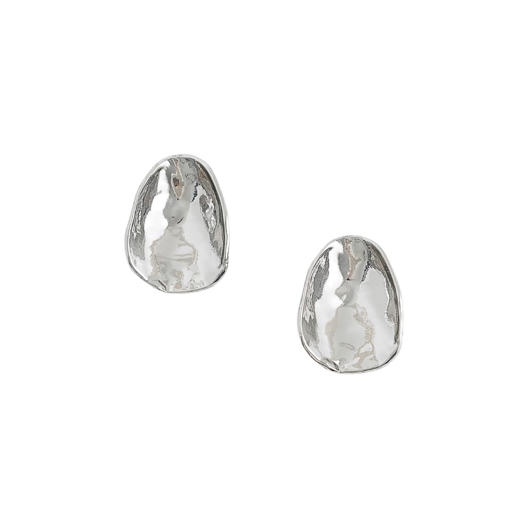 ARETES CÓNCAVOS PLATEADOS
