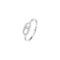 ANILLO MOVE UNO PAVE PLATEADO