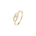 ANILLO MOVE UNO PAVE DORADO