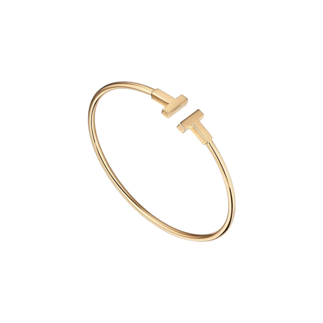 PULSERA T DORADA
