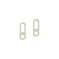 ARETES MOVE UNO PAVE DORADO