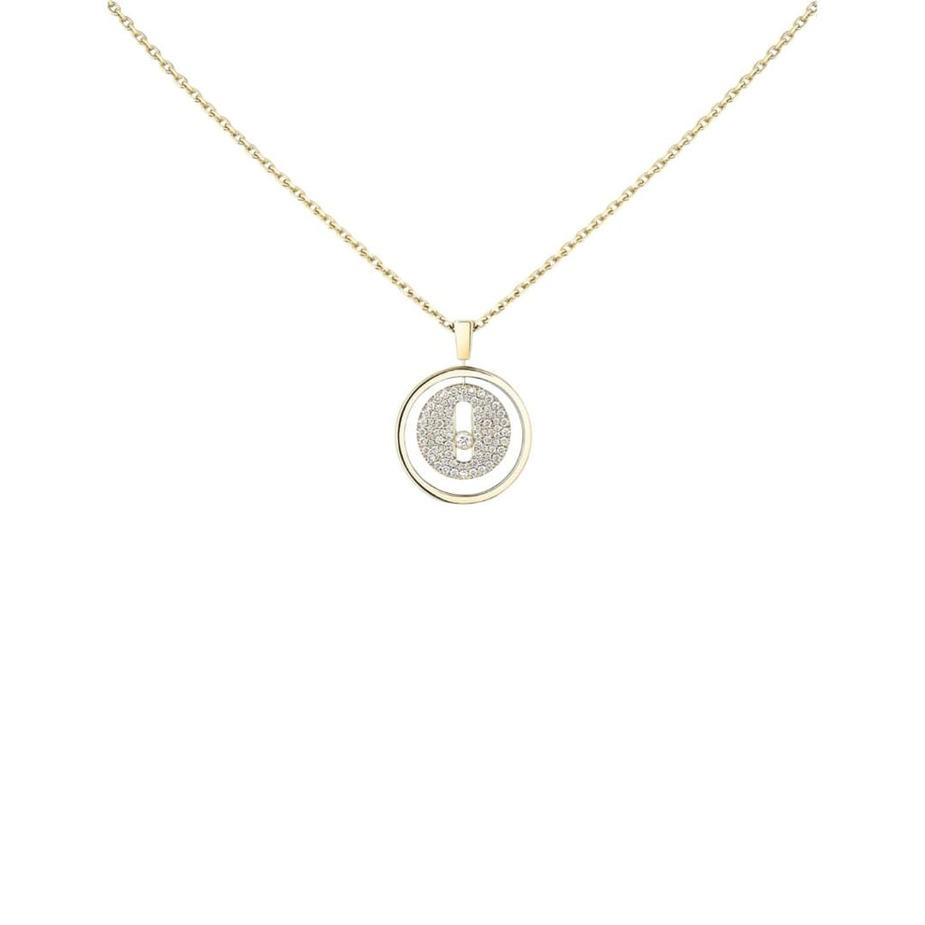 COLLAR LUCKY PAVE DORADO