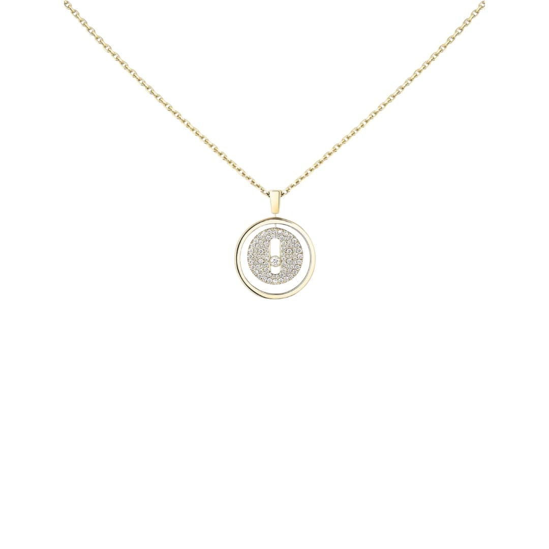 COLLAR LUCKY PAVE DORADO