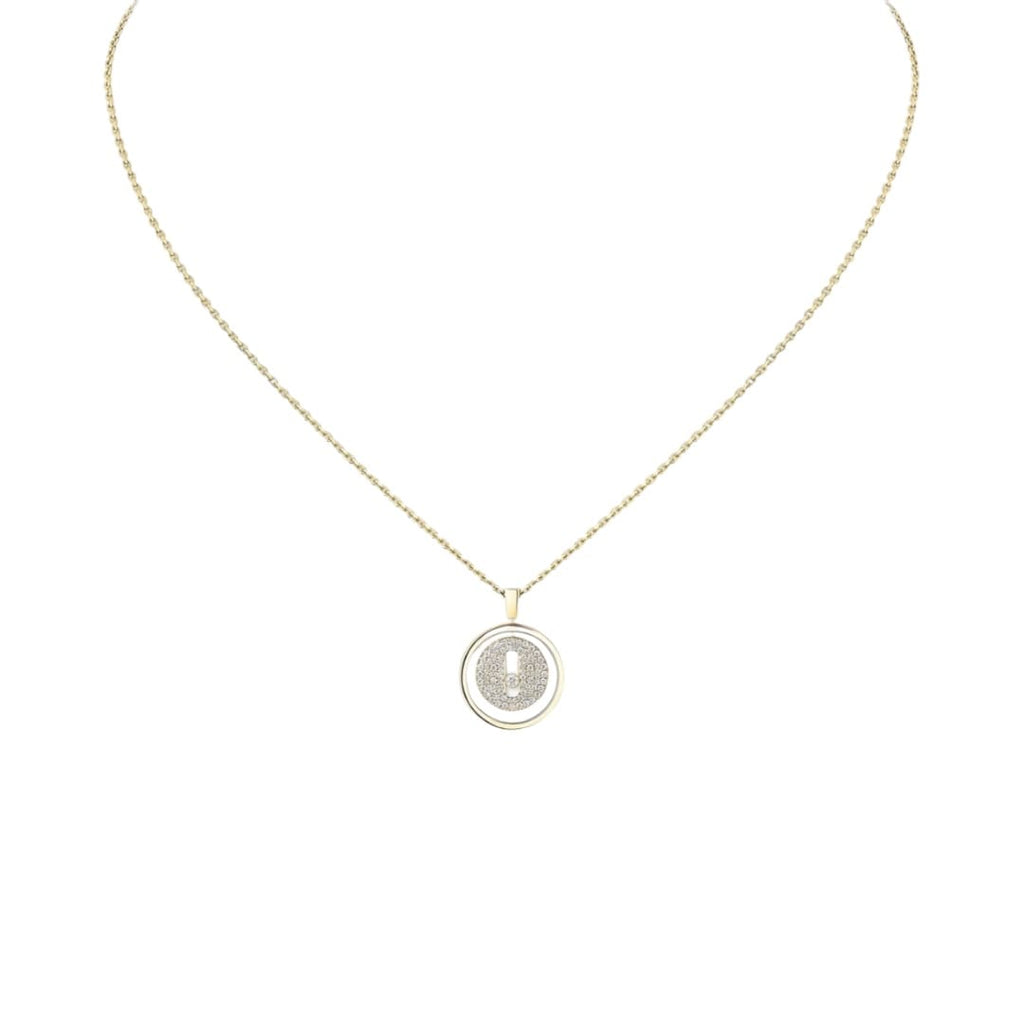 COLLAR LUCKY PAVE DORADO