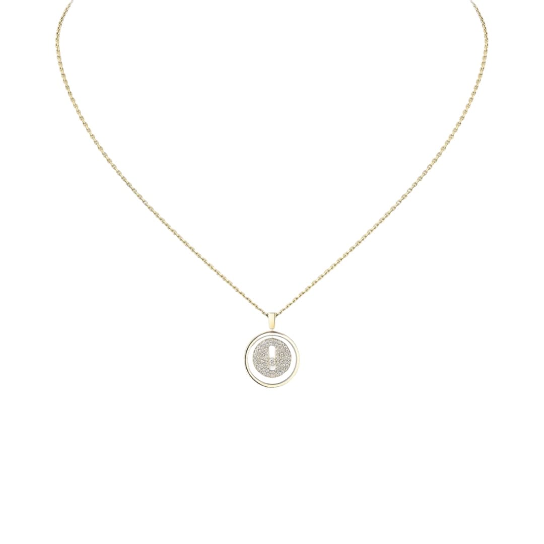 COLLAR LUCKY PAVE DORADO